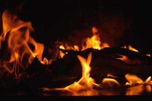 kominek-ogień